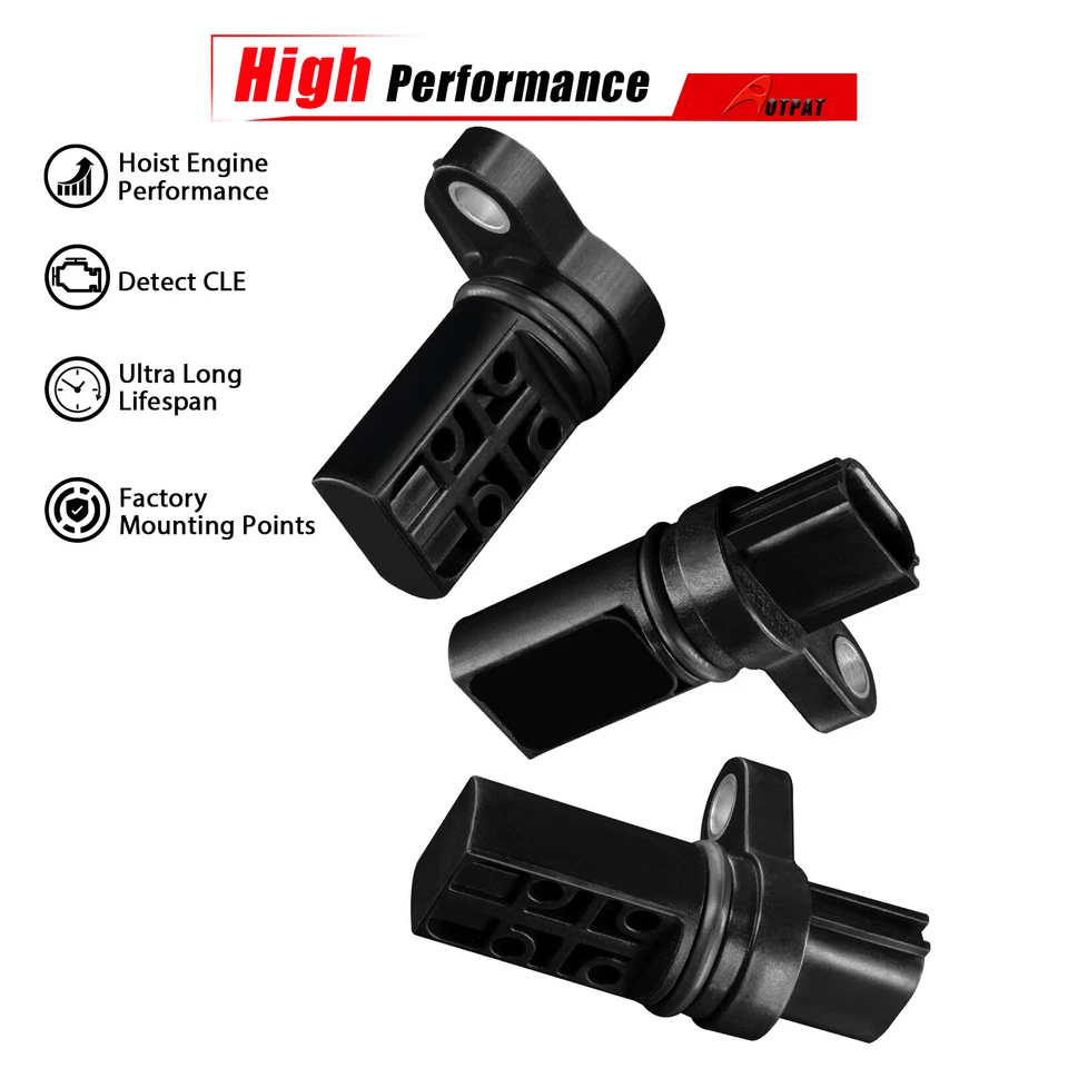 3X Sensor de posición del cigüeñal del árbol de levas para 02-08 Nissan Murano Infiniti FX35 G35 Foto 3 de 4