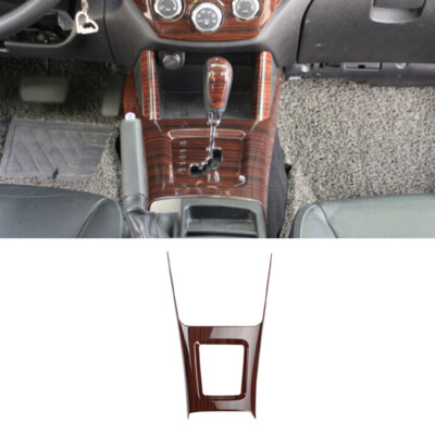 For Subaru Forester 2009-2013 Red Wood Grain Central Console Gear Shift Frame 1*