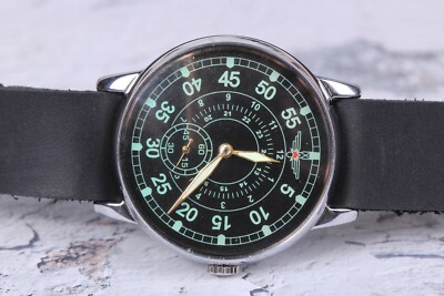 Mens Wrist watch, Pobeda Pilot Watch USSR, Military watch