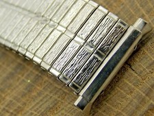 Vintage JB Champion Stainless Steel Expansion 17.5mm-21mm Unused Watch Band NOS