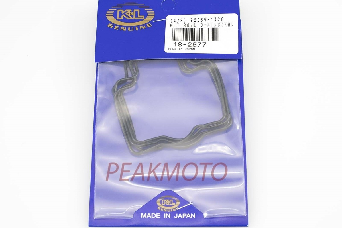 K&L Supply 18-2677 Float Bowl O-Rings Gasket Kawasaki ZX10