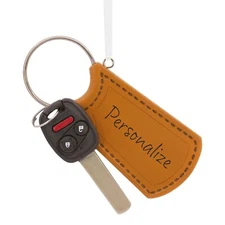 Hallmark Personalized NEW DRIVER CAR KEY Christmas Ornament Holiday Tree Decor