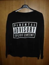 PARENTAL ADVISORY FELPA NERA 