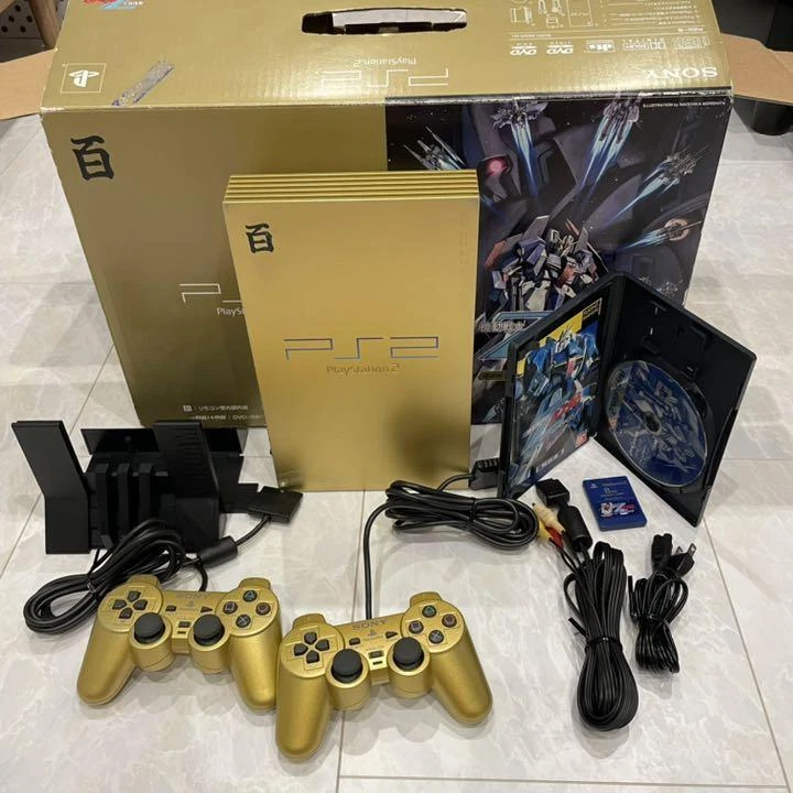 Sony Playstation 2 (PS2) Zeta Gundam Hyaku Shiki Gold LIMITED