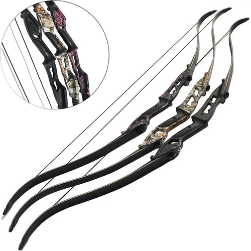 56" American Hunting Archery Takedown Recurve Bow 30-50lbs Right Hand Target - Picture 2 of 21