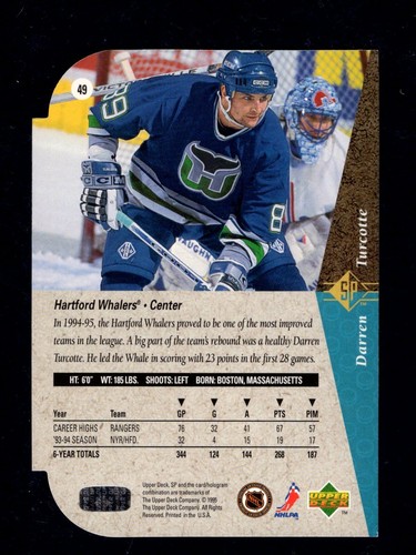 1994-95 Upper Deck SP Die Cut Hockey Cards Including Some Rookies You Pick - Picture 27 of 83