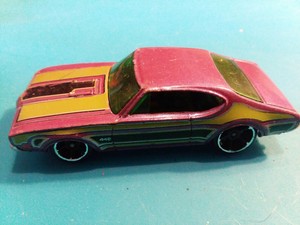 purple olds 442 hot wheels