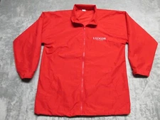 Luxor Las Vegas Casino Hotel Parka MEDIUM Red Golf Resort Windbreaker Jacket Men