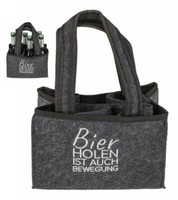 Herrenhandtasche Bier Holen Ist Auch Bewegung Flaschentasche MäNnerhandtasche