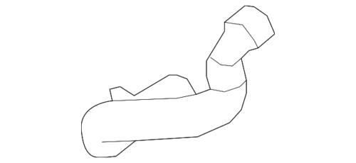 Manguera inferior del radiador para Ford F-350 Super Duty 2008-2010 (N/P 8C3Z-8286-B)