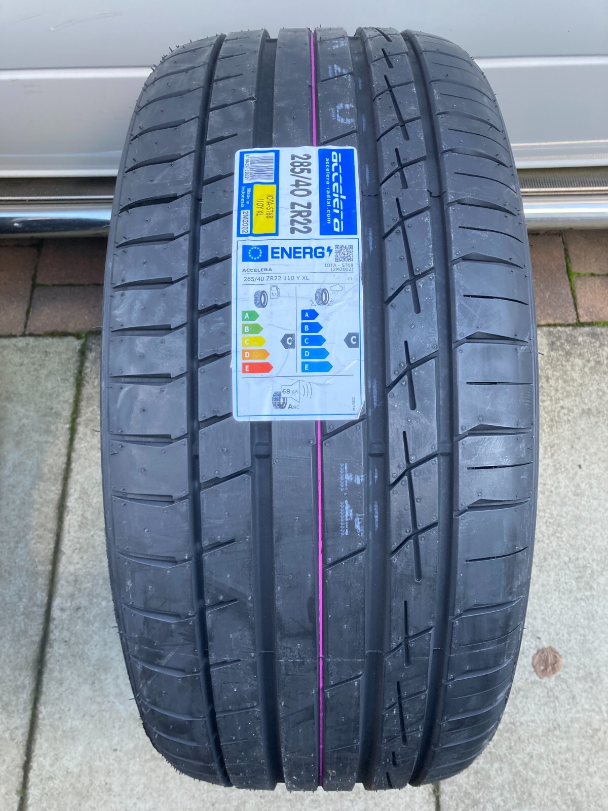 1 x 285/40ZR22 110Y XL ACCELERA SUV 4x4  285 40 22 EXTRA LOAD TYRE 285/40R22 !