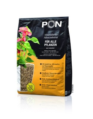 Lechuza Monopon Pflanzsubstrat für alle Pflanzen 12 L torffrei   Erden