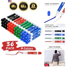 Dry Erase Markers, Chisel Tip Whiteboard Marker, Low Odor Thick Dry Markers, ...