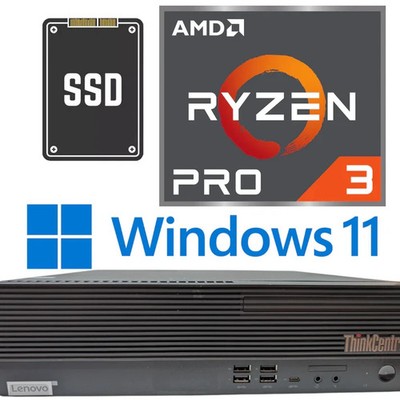 Lenovo ThinkCentre M75s Ryzen 3 Pro 4350G 8/16GB RAM 256GB/500GB/1TB NVME SSD