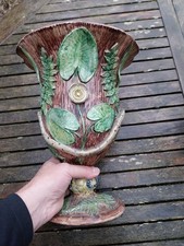 AVISSEAU CERAMIQUE ANCIENNE VASE AU SERPENT CHARLES JEAN AVISSEAU DLG B PALISSY 