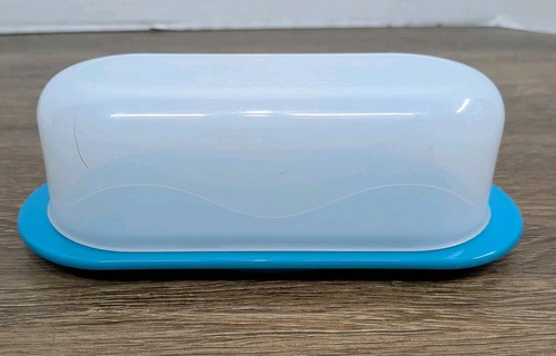 Tupperware Impressionen kleine Butterdose mit Deckel blau #5080A-2 Original - Bild 3 von 7