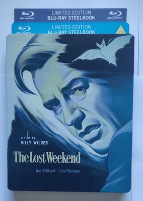 The Lost Weekend STEELBOOK Blu Ray Limited Edition (Billy Wilder)