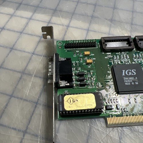 Vintage Video Card IGS IGA 1682 PCI VGA Card Computer Card PC - Picture 3 of 4