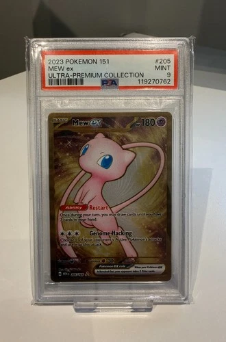 PSA 9 Pokemon Metal Mew Ex 151 Ultra Premium Collection