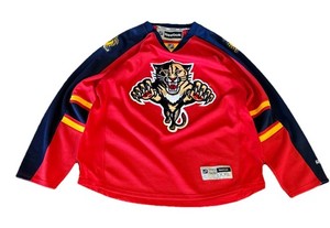 Florida Panthers NHL Hockey Reebok Red Jersey 2011 Sz: 2XL
