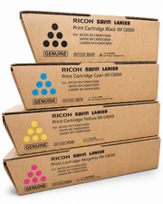 Genuine Ricoh IMC4500/C6000 CMYK Toner Set CMYK 842279,842280,842281,842282 OEM