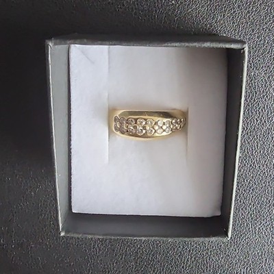 wertvoller exklusiver moderner 1,00ct Brillant 585er Goldring. Größe 59.  6,85g.