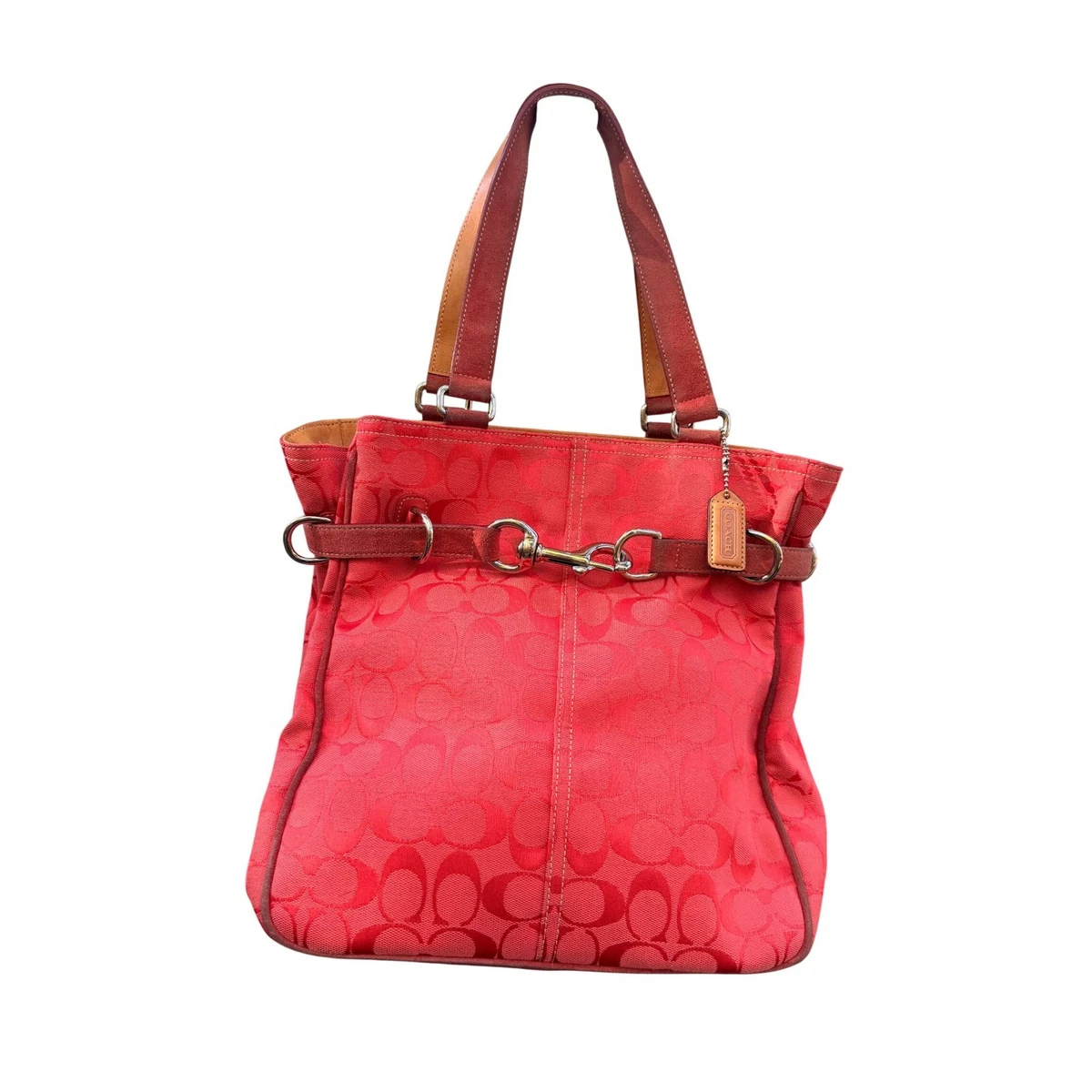 バッグ Vintage Coach Signature Tote Bag Red 25+ Coach Signature Red Tote for sale | Updated Oct 2026