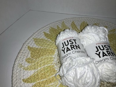 Premier Just Yarn Dream Chenille 100% Polyester 2 Skein Lily 2089-02
