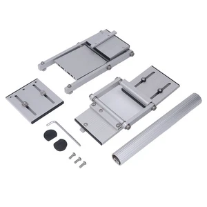 Double couche de scie circulaire piste pour l'alliage d'aluminium Workbench Argent Nouveau