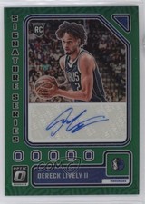2023-24 Donruss Optic Signature Series Green Prizm Dereck Lively II Auto 11qz