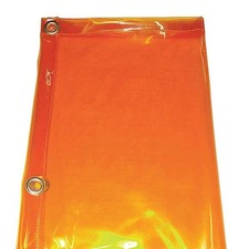 Zoro Select 22Rn58 Welding Curtain, Transparent Pvc, 8 Ft. W., 6 Ft. H., 13,