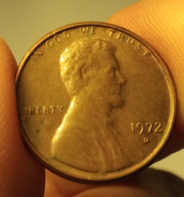 USA One Cent Münze 1972. 95% Kupfer. Auch lieferbare Baujahre 1978,1980. #D31
