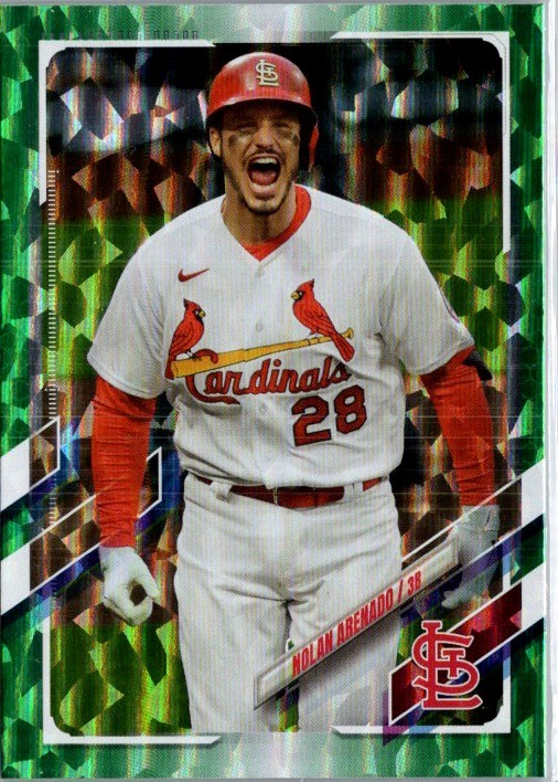2021 Topps Update #US330 Nolan Arenado Green Foilboard #/499