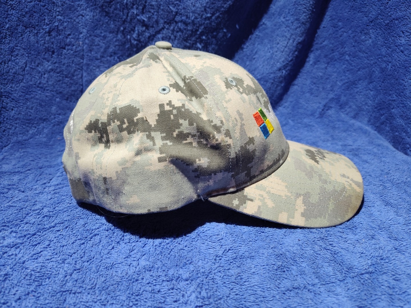 Microsoft Adjustable Camo Baseball Cap Texas Rich… - image 4