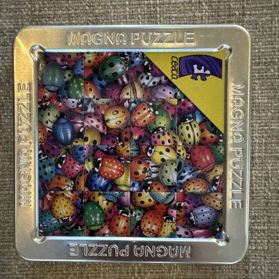 3D Magna Puzzle Lady Bugs 3-D Magnatile Puzzle With Tin Storage Case