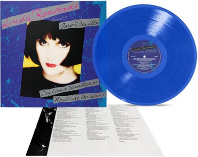 Ronstadt,linda - Cry Like A Rainstorm - Howl Like The Wind - Blue - Vinyl Recor