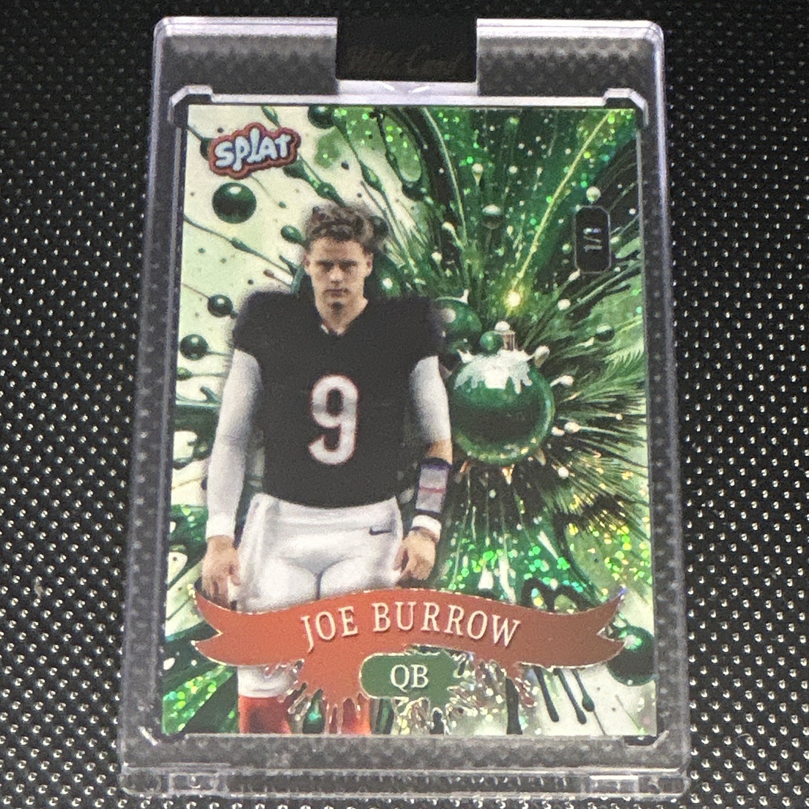 2025 Wild Card 1/1 Splat Joe Burrow SCF0Rb-JB