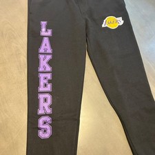 NWT Los Angeles Lakers Joggers Men  s Black NBA Ultra Game Sweatpants Basketball