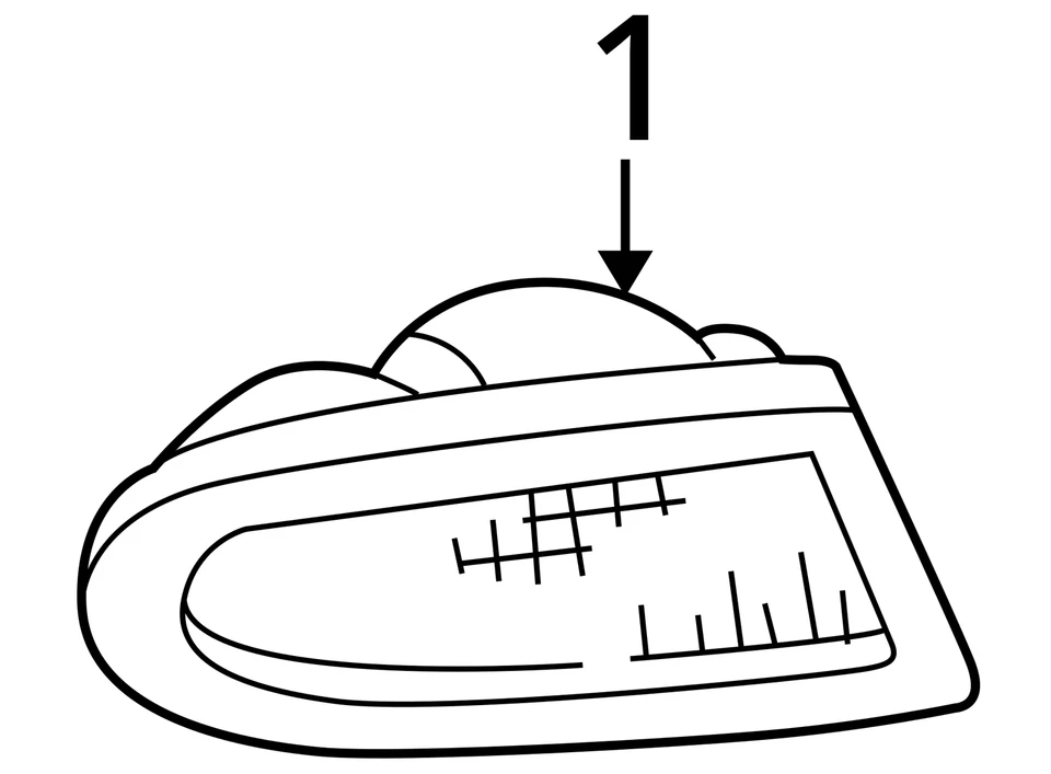 FITS 1995-1999 PONTIAC SUNFIRE LAMP ASM TAIL 5977947 -  NEW OEM 5977947 - Image 3 of 3