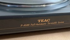 TEAC P-A688 Full-Automatic Turntable Record Player Works Great Belt-Drive