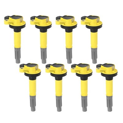 ACCEL SuperCoil Yellow Ignition Coil for 11-16 Ford F-150 Mustang 5.0L 8-Pack