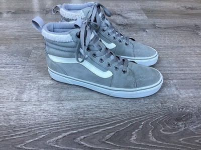 Vans Womens MTE SK8 Hi Gray Size 9 40 Sneakers Shoes 721356 Suede