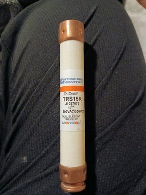 Ferrari Shawmut Trionic TRS15R 15A 600VAC Fuse