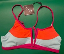 ZAFUL FOREVER YOUNG WOMEN'S SWIM TOP SIZE SMALL MULTI COLOR PADDED NEW WITH TAG
