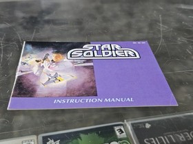 Star Soldier (Nintendo NES, 1988) CIB Complete Game Manual Box Poster Authentic