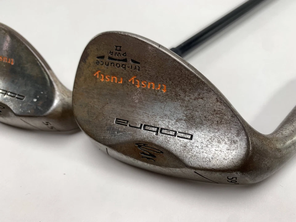 Cobra Trusty Rusty 2012 Wedge Set 55* | 59* Dark Steel Wedge Mens LH - Image 3 of 4