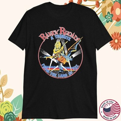 Randy Rhoads A Tribute From The Land Of Oz Cotton Black All Size Shirt JU529