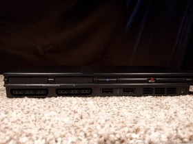 PlayStation 2 Slim SCPH-75001 Console W/ 1 Controller, 9 Games, 6 Memory - READ