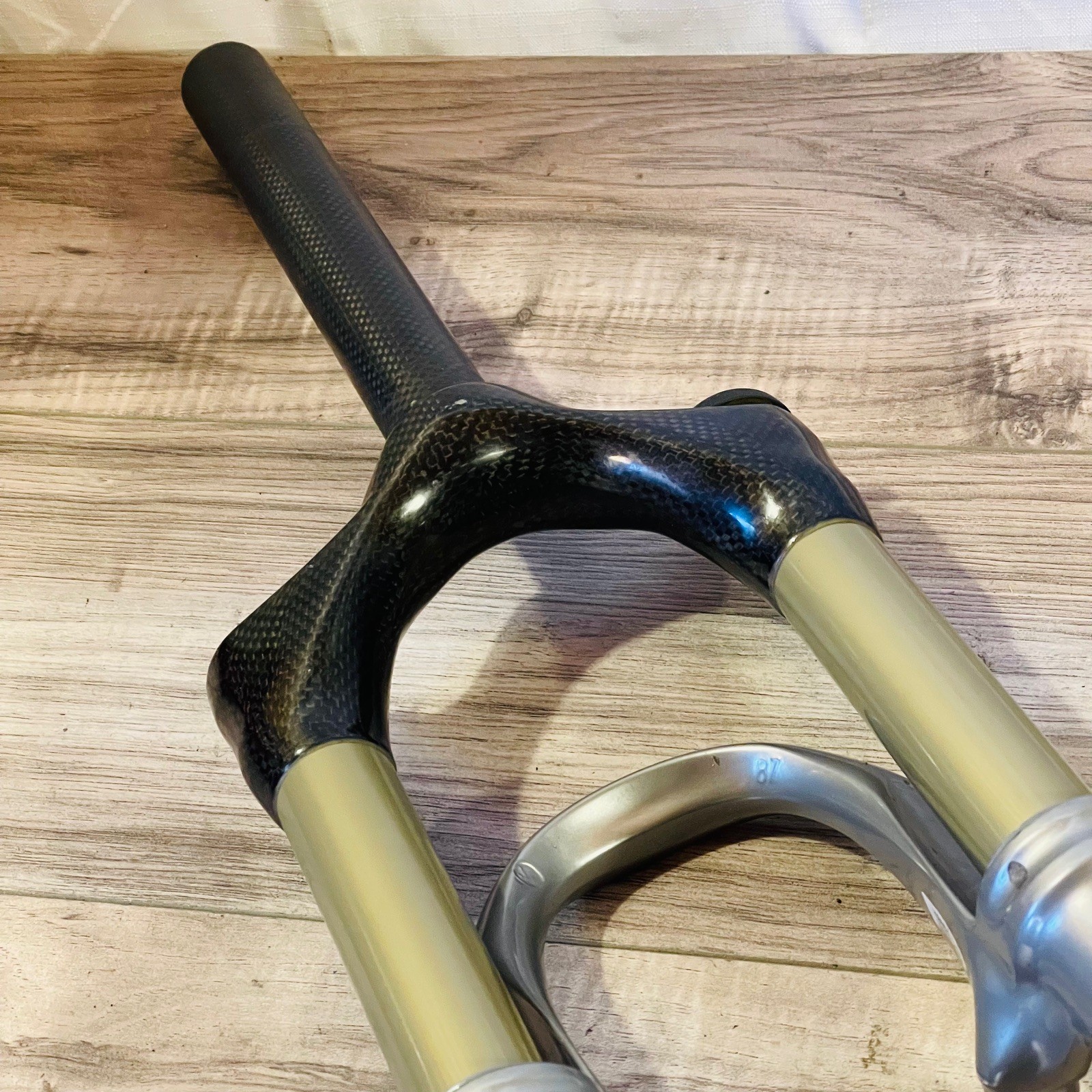 Rock Shox SID World Cup Black Box 1 1/8 Carbon 26 218mm NEEDS REBUILD