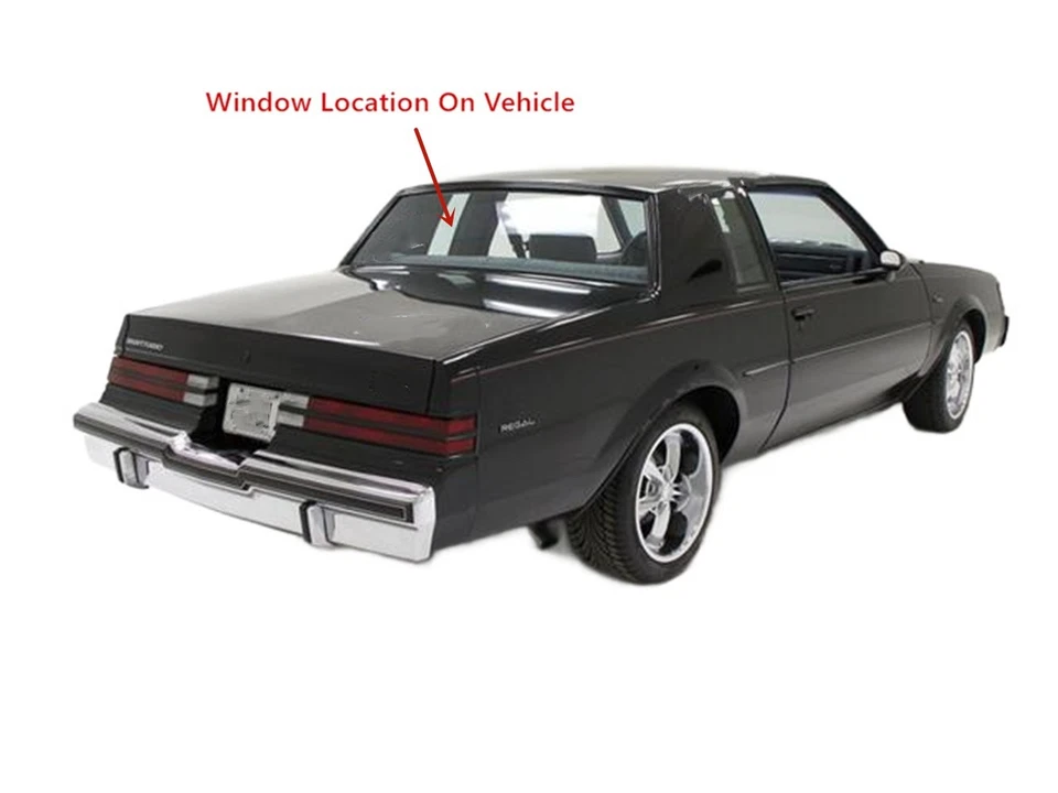 Fit 78-85 Regal/Monte Carlo/Grand Prix/Cutlass 2D Coupe Back Window Glass Heated - Imagem 3 de 4